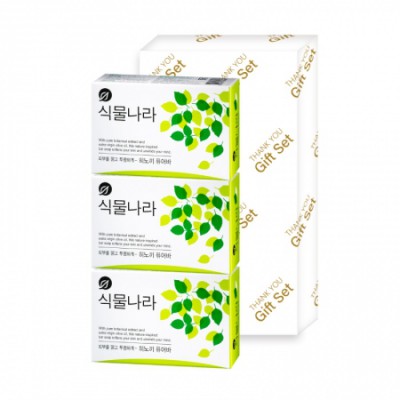 식물나라 히노끼 비누 3p 선물세트