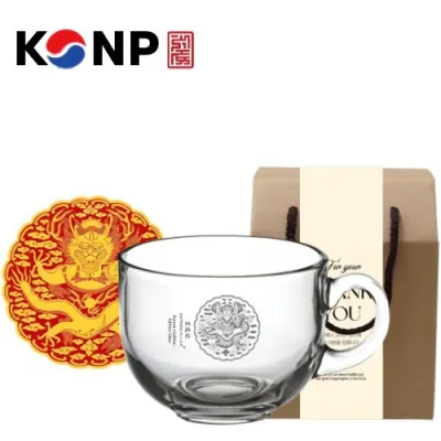 한국전통 K컬쳐 곤룡포 요거트볼 시리얼볼 그릭 디저트 머그컵 470ml 1P 기프팅