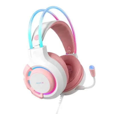 아이리버 가상7.1채널 RGB 노이즈캔슬링 게이밍 헤드셋 Aurora GH3 ENC