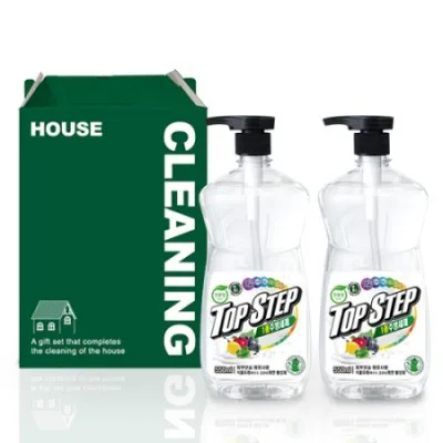 탑스텝 친환경 주방세제 기프트세트 1호 (주방세제550ml x2p)