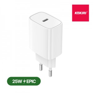 코끼리 EPIC GaN 25W C타입 1포트 초고속 충전기 (케이블미포함) KWC-K25PD1C