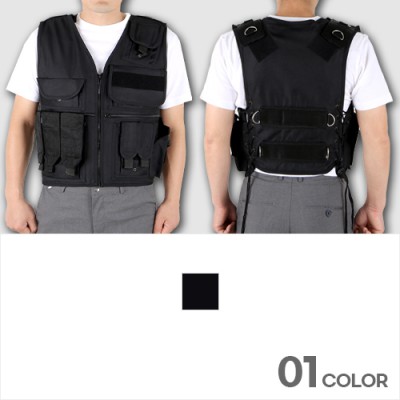 베이직 안전 보안 스태프조끼 남성 여성 현장 행사 유니폼 L-3XL