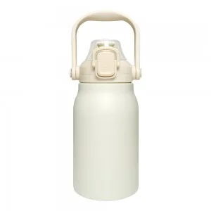 쿠팸 C8 대용량 탑 핸들 와이드 보온보냉 빨대 텀블러 1000ML