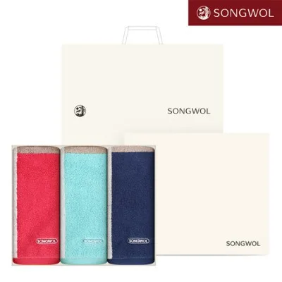 [송월타올] 송월 컬러웨이40 180g 3P 타월세트