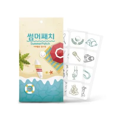 여름 야외 활동 옷에 붙이는 썸머패치 16매