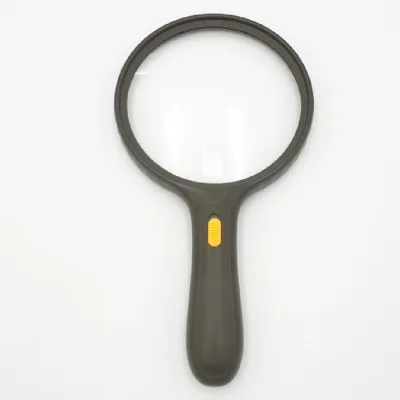 초대형 LED 돋보기 확대경 휴대용 손잡이형 루페