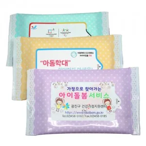 (GC)홍보용 물티슈(파스텔도트)(10매)