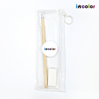incolor 문구세트 고주파31 (연필1+지우개1)