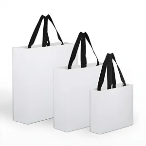 타포린가방 종이 화이트