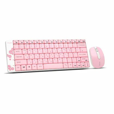 아이리버 IR-WMK500 mini 무선 키보드 마우스 세트 핑크