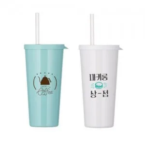심플빨대컵(민트화이트)