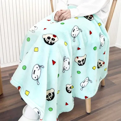 짱구 흰둥이 캐릭터 사계절 무릎 담요
