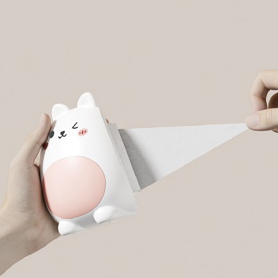 (Blossom) 윙크 곰돌이 사선컷팅 돌돌이 테이프 클리너 1P