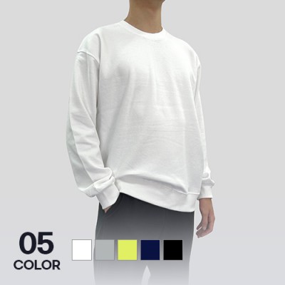 면혼방 기모 데일리 맨투맨 남녀공용 성인 아동 키즈 단체 유니폼