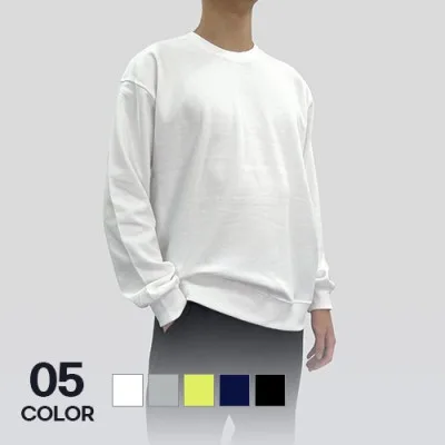면혼방 기모 데일리 맨투맨 남녀공용 성인 아동 키즈 단체 유니폼