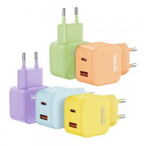 엑스트라 25W PD PPS USB C타입 초고속 충전기 핸드폰 어댑터 컬러 케이블 세트