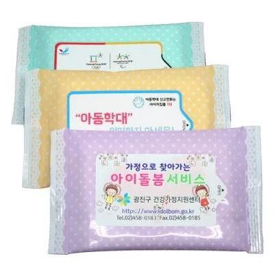 (GC)홍보용 물티슈(파스텔도트)(20매)
