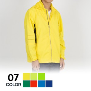 남녀공용 후드 탈부착 배색 바람막이 자켓 단체 유니폼 M~3XL