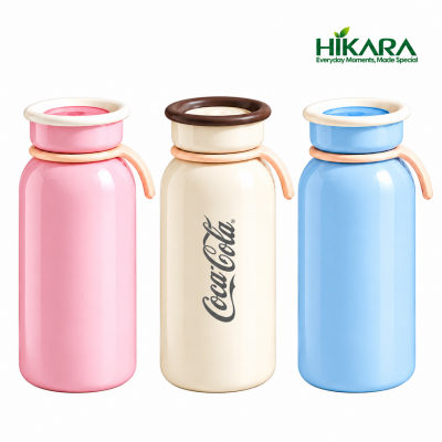 하이카라 밀크 이중 진공텀블러 400ml