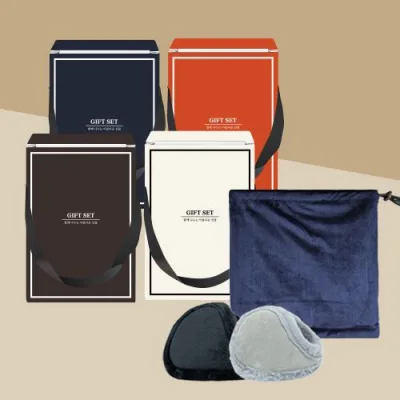 코듀로이 넥워머 + 베이직 털 귀마개 SET