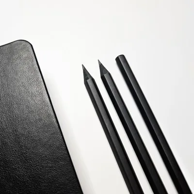 incolor 잘 써지는 무광 흑목 미두 연필 (B)