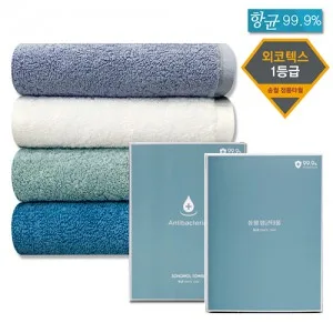 송월 항균 유니크 170g 30수 1매+항균 패키지
