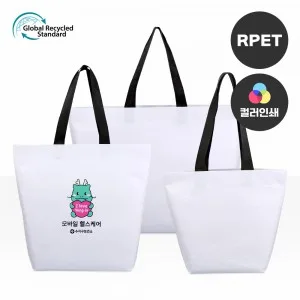 RPET 리유저블백 화이트3종