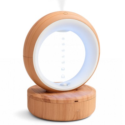파인큐브 LED 가습기 무드등 우드물멍