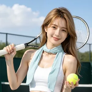 Blossom 쿨링 스카프 냉감 아이스 머플러 1P