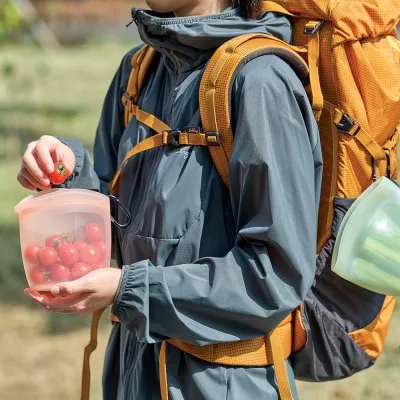 실리팟 실리콘 포터블 지퍼백