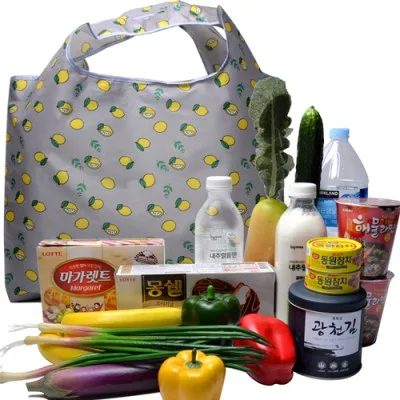 왕큰 포켓 시장가방
