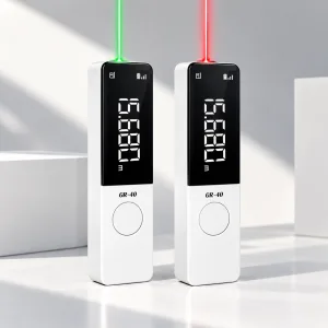 파인큐브 그린+레드 레이저줄자 거리측정기 GR-40