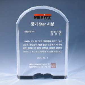 크리스탈 상패 8) 176-2