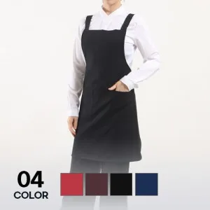 단체복 행사 H형 단색 앞치마 남녀공용