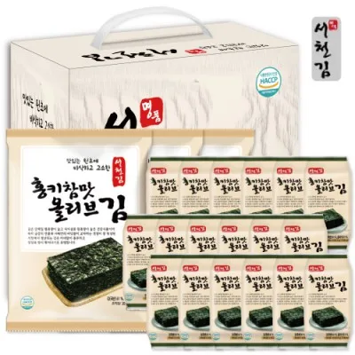 서천 명품 김세트 5호 (도시락18봉.전장3봉)