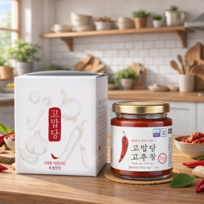 고맙당 국산 저당 고추장 250g 싱글기프트