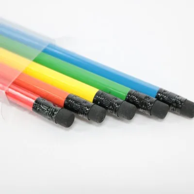 incolor 투명케이스 5본입 비비드 육각 (2B) 연필