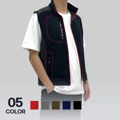 캐주얼 후리스 조끼 남녀공용 보온 단체 유니폼 S-4XL