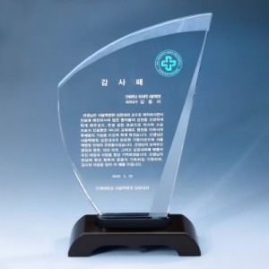 우드 크리스탈 상패 8) 173-1