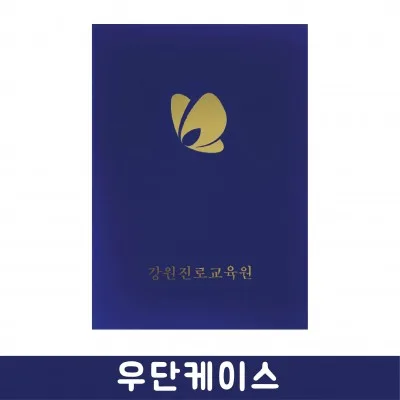 상장 우단케이스 파랑색