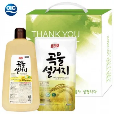 애경곡물설거지용기.리필 선물세트