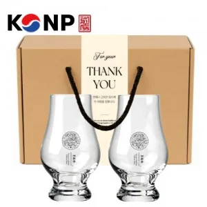 한국전통 K컬쳐 곤룡포 위스키잔 노징글라스 양주 니트잔 170ml 2P 기프팅