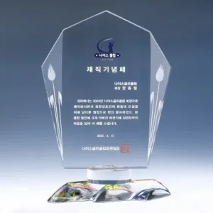 조각 크리스탈 상패 8) 218-1