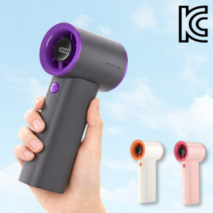 저소음 5단 손 미니 선풍기 휴대용 강풍 3600mAh 대용량 배터리