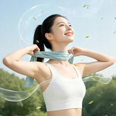 Blossom 쿨링 스카프 냉감 아이스 머플러 1P
