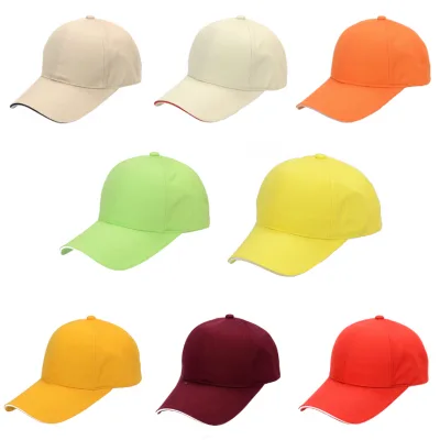 [라인포인트] 캐주얼 무지 6각 샌드위치챙 포인트 볼캡 야구모자 (17color)