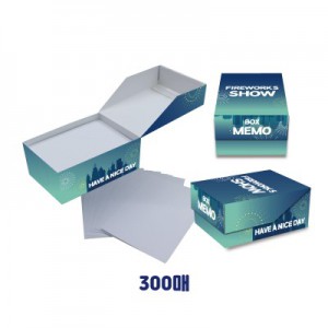 광고 메모지 박스 - 300매
