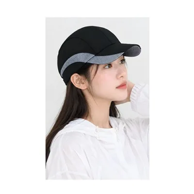 [단체모자제작가능] 스포티 투 라인 반달캡 스포츠 투톤 단체모자 (7컬러/자수인쇄)