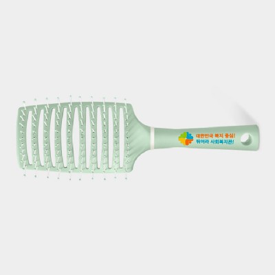 (Blossom) 두피 마사지 볼륨 헤어 브러쉬 (갈비빗)1P