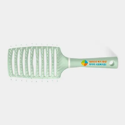 (Blossom) 두피 마사지 볼륨 헤어 브러쉬 (갈비빗)1P